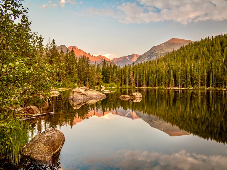 Bear Lake in Rocky Mountain National Park, one of the best things to do in Boulder