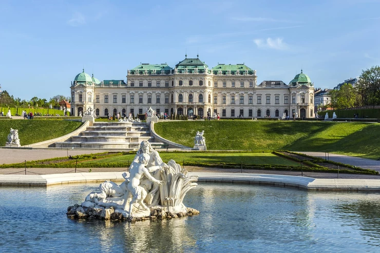 the Belvedere Palace
