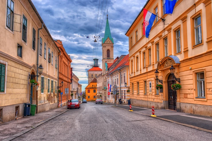 Upper Town in Zagreb