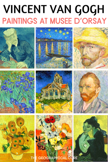 guide to the Van Gogh paintings at the Musee d'Orsay