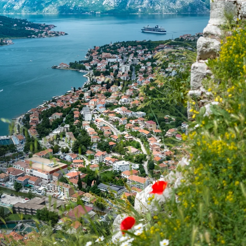 view from the castle