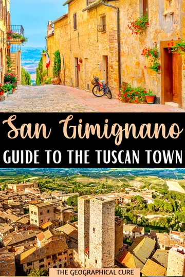 pin for the best things to do and see in San Gimignano Italy