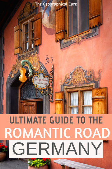 pin for guide to the top attractions on the Romantic Road