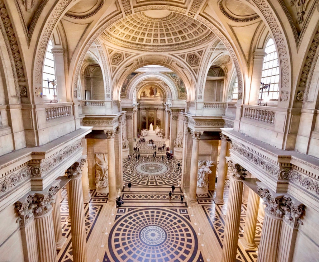 the grand nave of the Pantheon