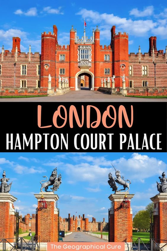 Pinterest pin for guide to Hampton Court Palace