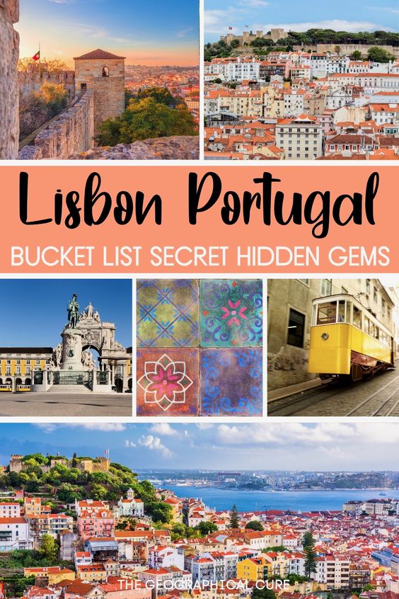 Pinterest pin for guide to hidden gems in Lisbon