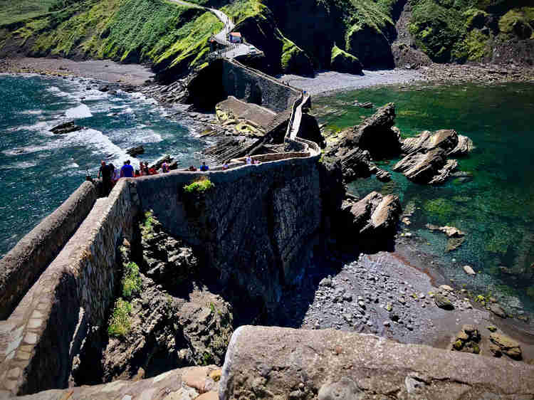 San Juan de Gaztelugatxe on the northern coast of Spain in the Basque region.