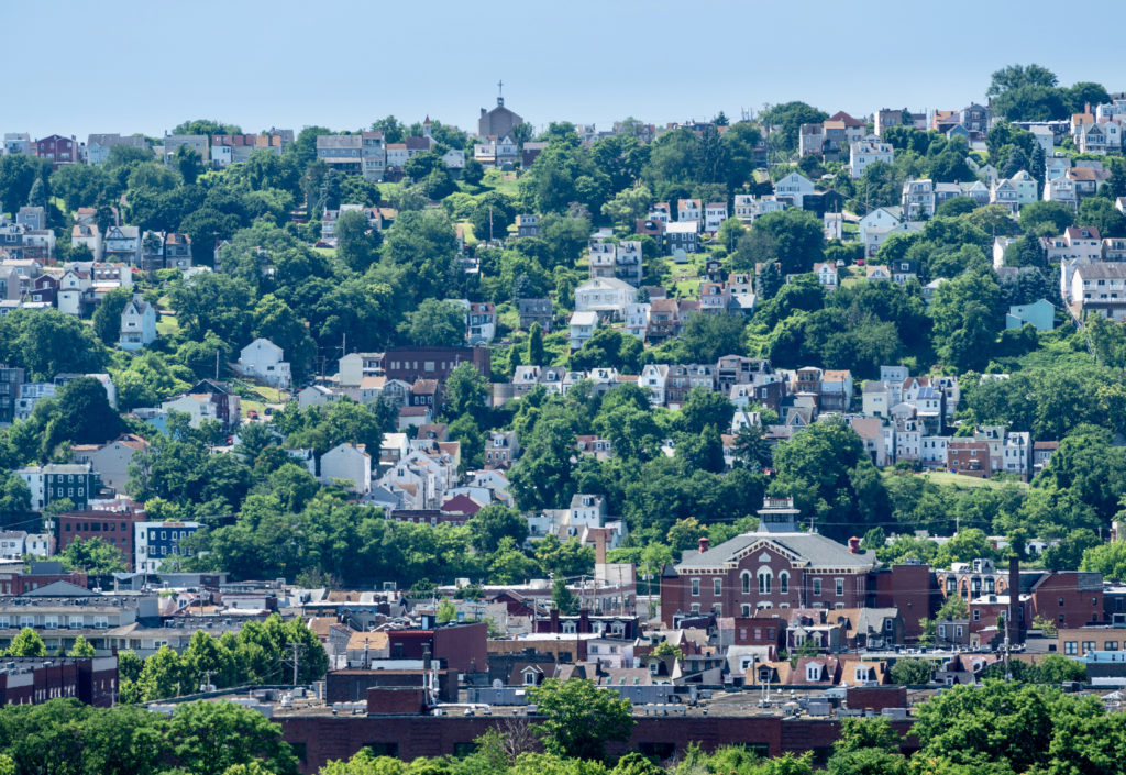 houses on the South Side slopes in Pittsburgh