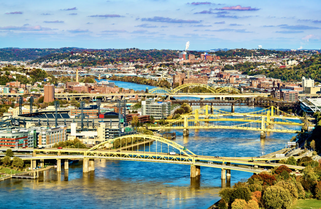 bridges across the Allegheny River 