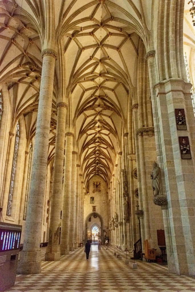 central nave of Ulm Minster