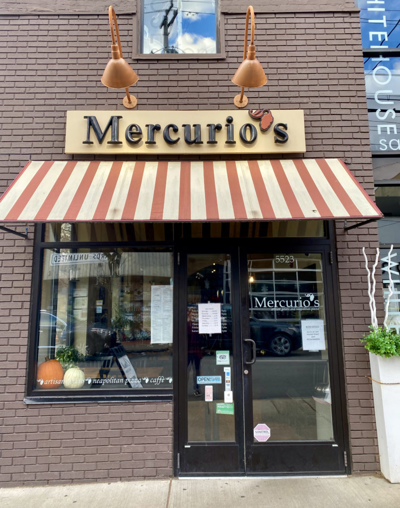 Mercurio's, a local pizza joint in Shadyside