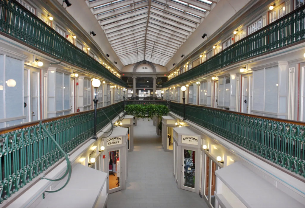 the Arcade in downtown Providence