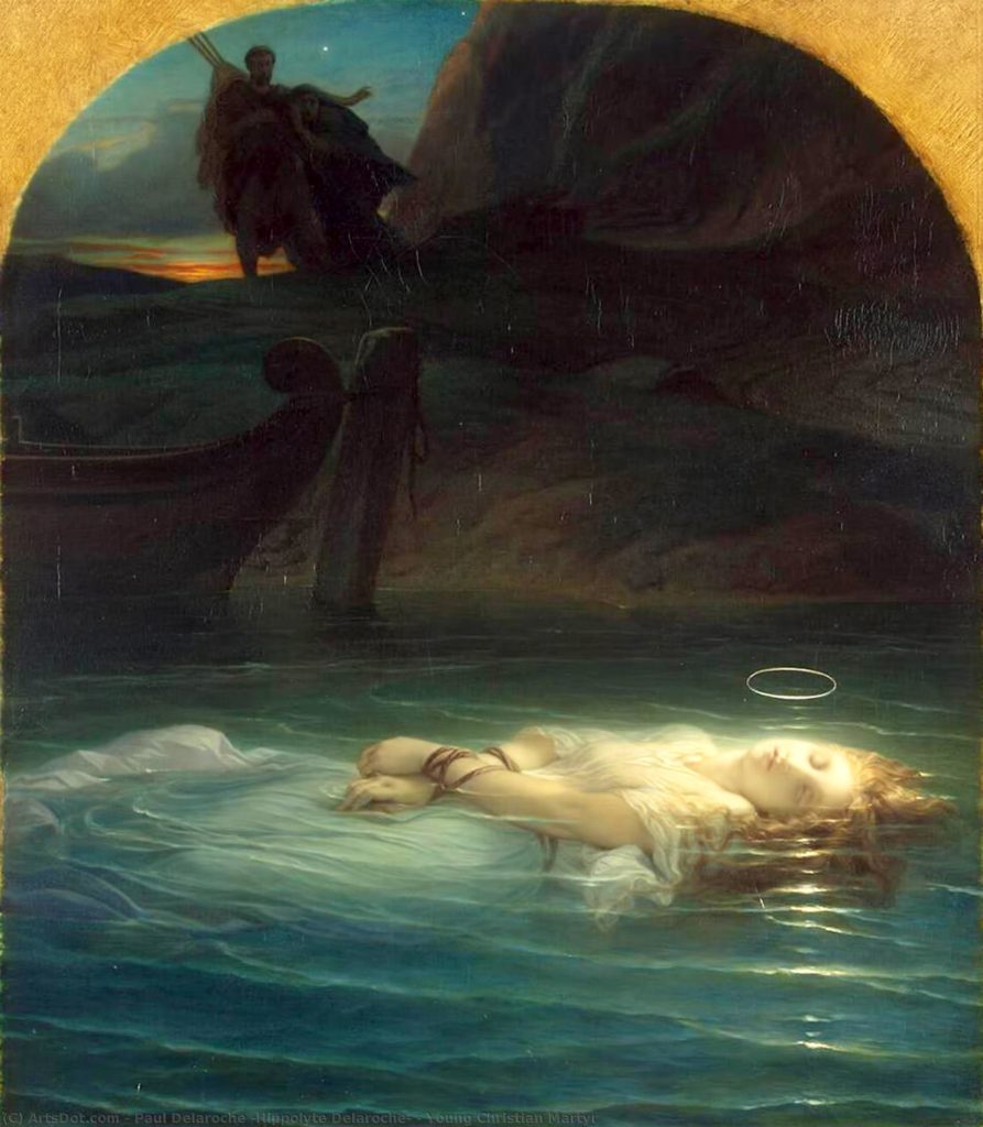 Paul Delaroche, Young Martyr, 1855