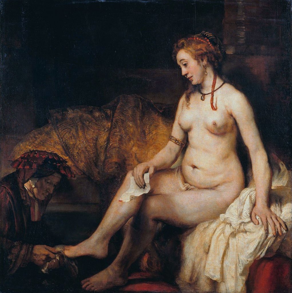 Rembrandt, Bathsheba at her Bath, 1654