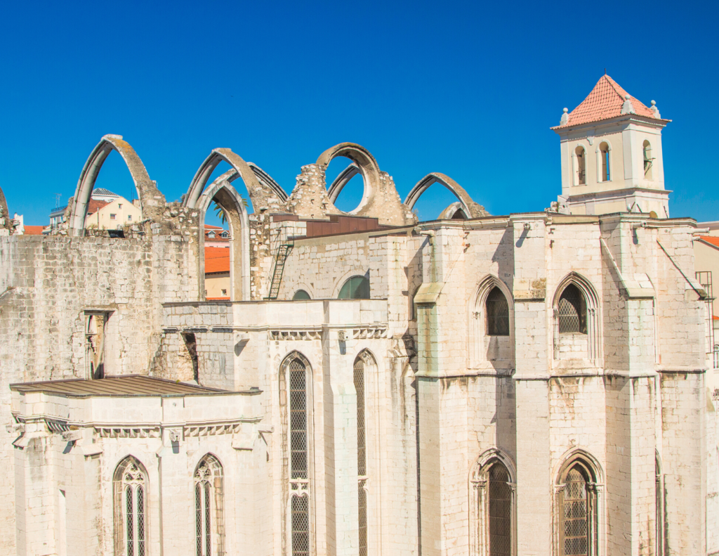 the atmospheric Carmo Convent in the Chiado area