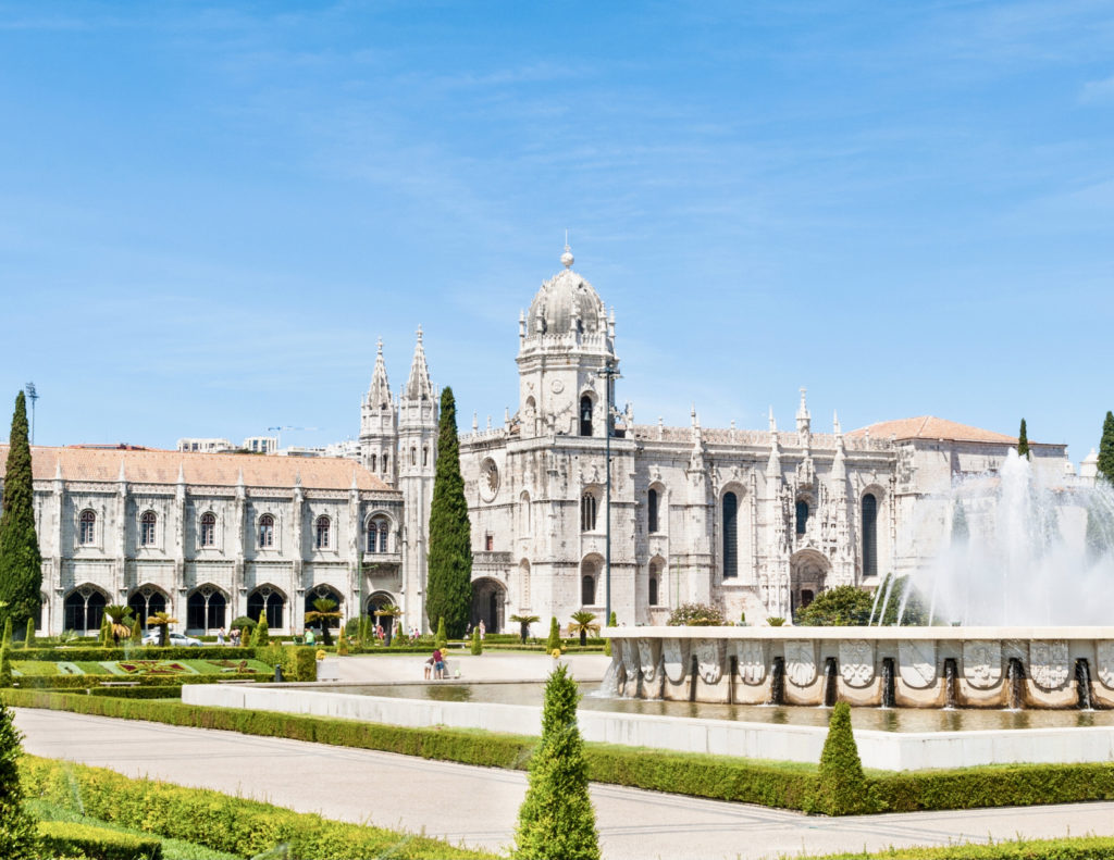 the UNESCO-listed Jerónimos Monastery
