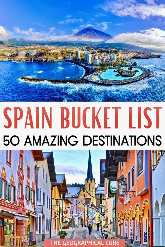 Pinterest pin for ultimate Spain bucket list