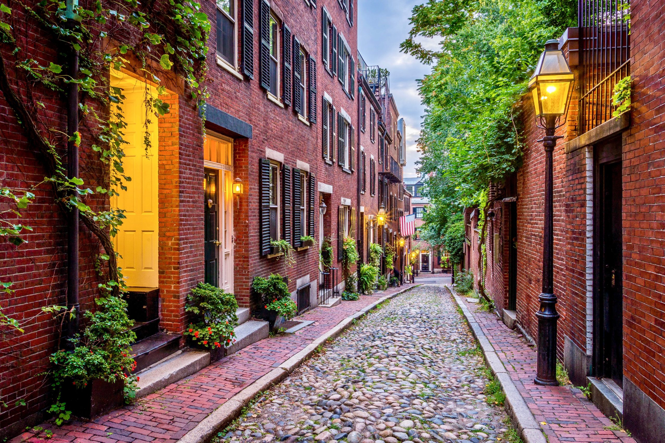 Acorn Street in Boston