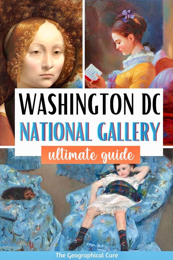 Pinterest pin for guide to the National Gallery of Art in Washington DC