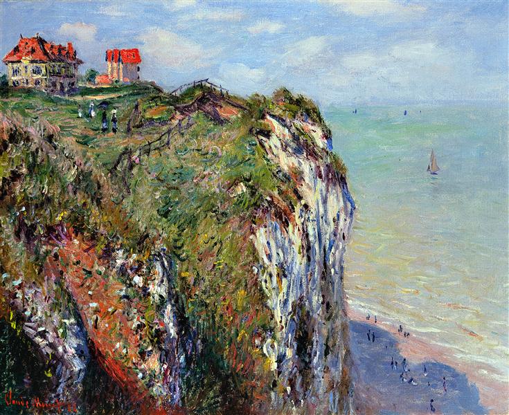 Monet, Cliffs at Dieppe, 1882