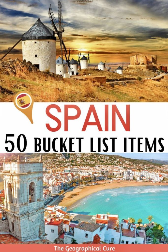 Pinterest pin for Spain bucket list