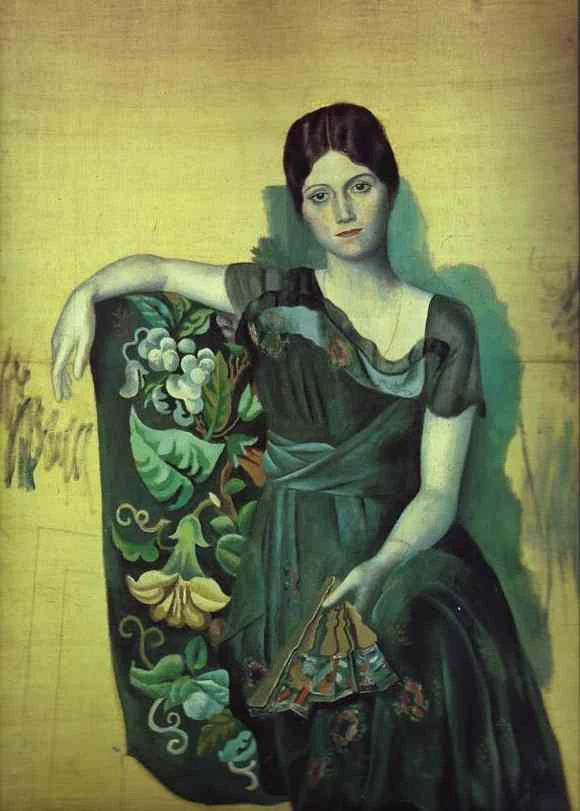 Portrait of Olga in Armchair, 1917