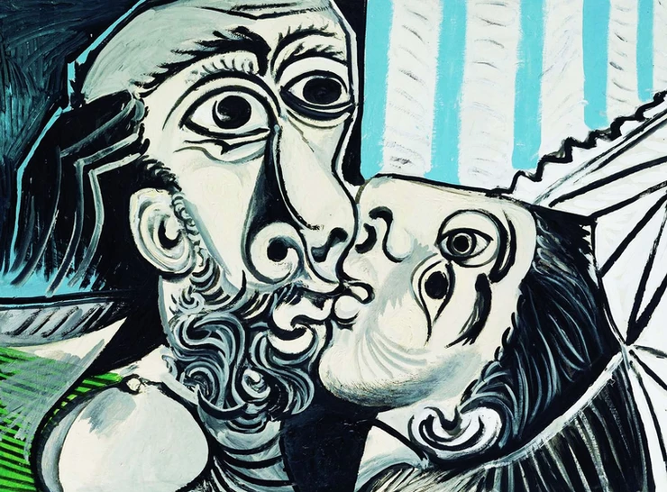 The Kiss, 1969, by Picasso
