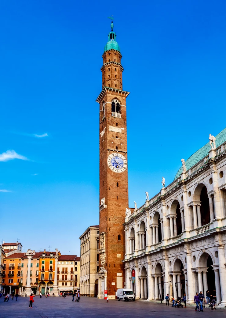 Torre Bissara on Piazza dei Signori in Vicenza