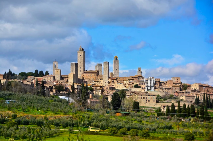 cityscape of San Gimignano