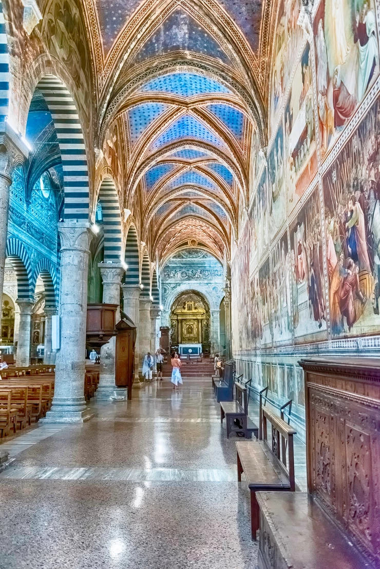 interior of the Duomo of San Gimignano