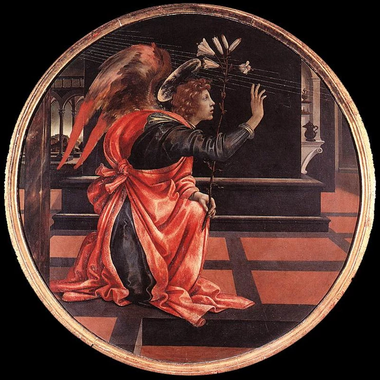 Filipino Lippi, The Annunciation, 1483-84