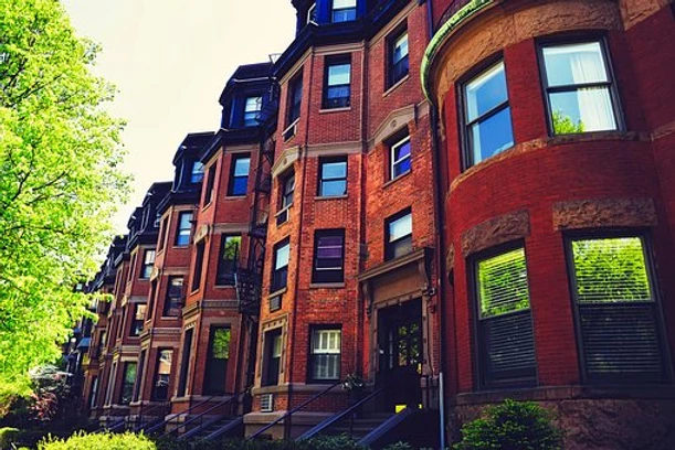 the flowing Victorian row houses in the culturally rich neighborhood of the South End in Boston