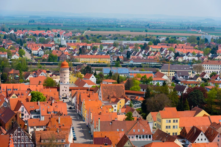 View from St. George's Church - Nordlingen, Germany