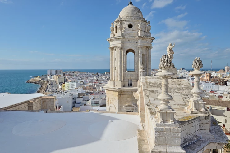 Cathedral of Cadiz in Andalucia on the Atlantic coast