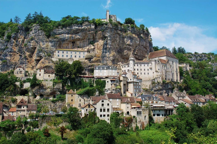 Rocamadour, a romantic village in the Dordogne region