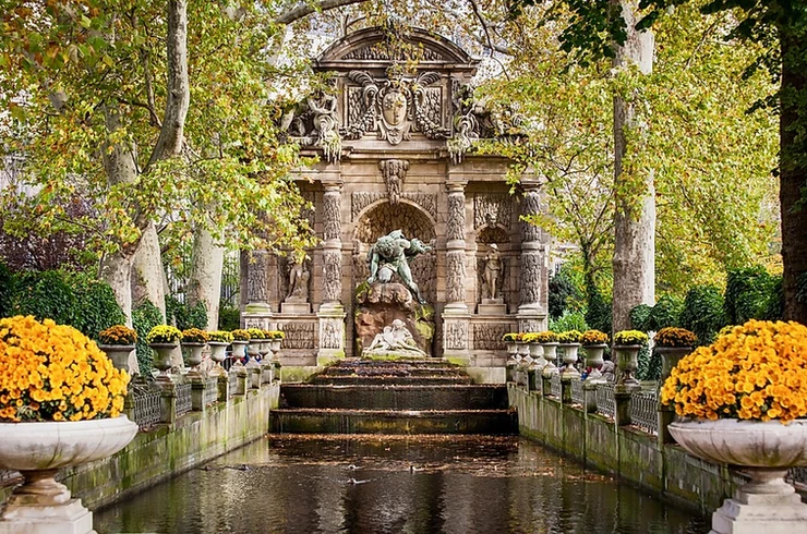 Marie de Medici Fountain in the Luxembourg Gardens