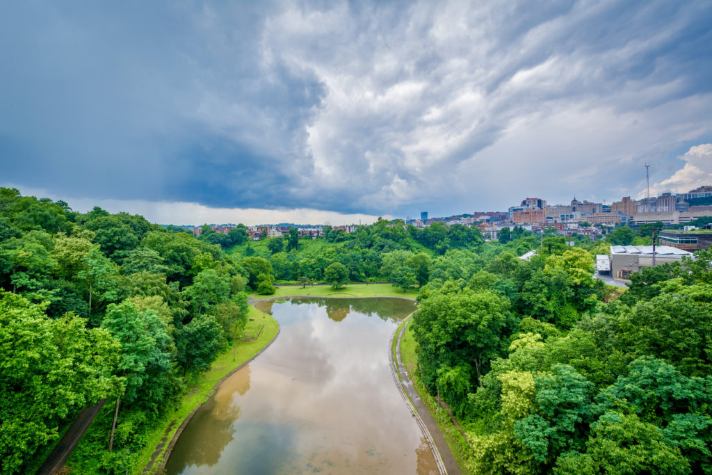 Panther Hollow Lake in Schenley Park