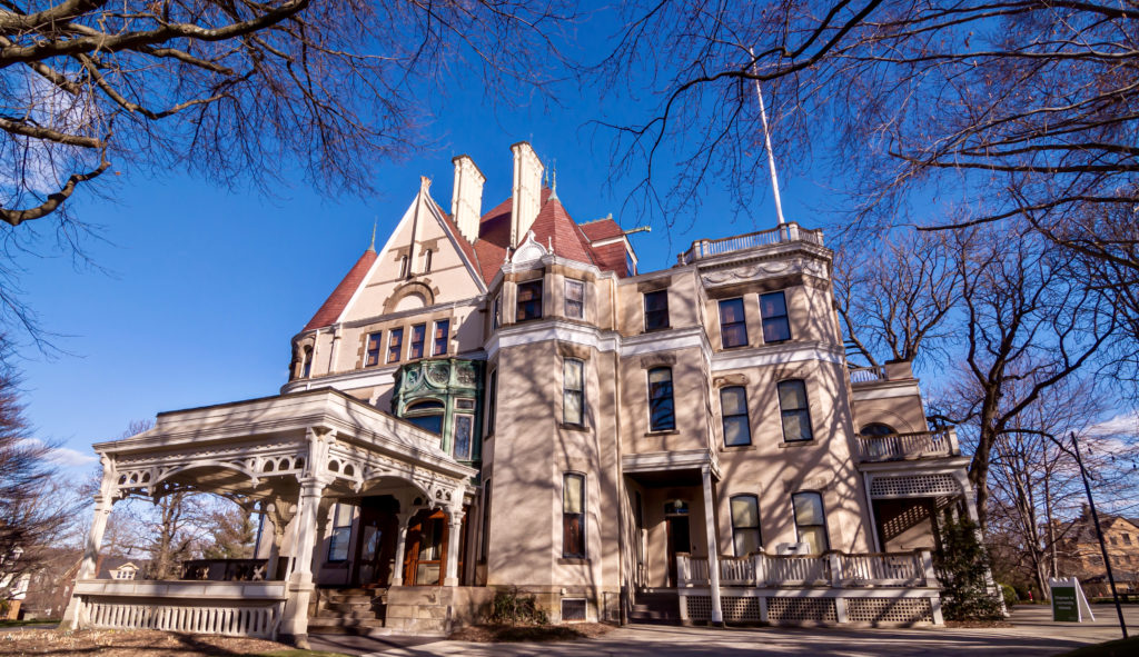 the Clayton Mansion, a house museum that's part of Frick Pittsburgh