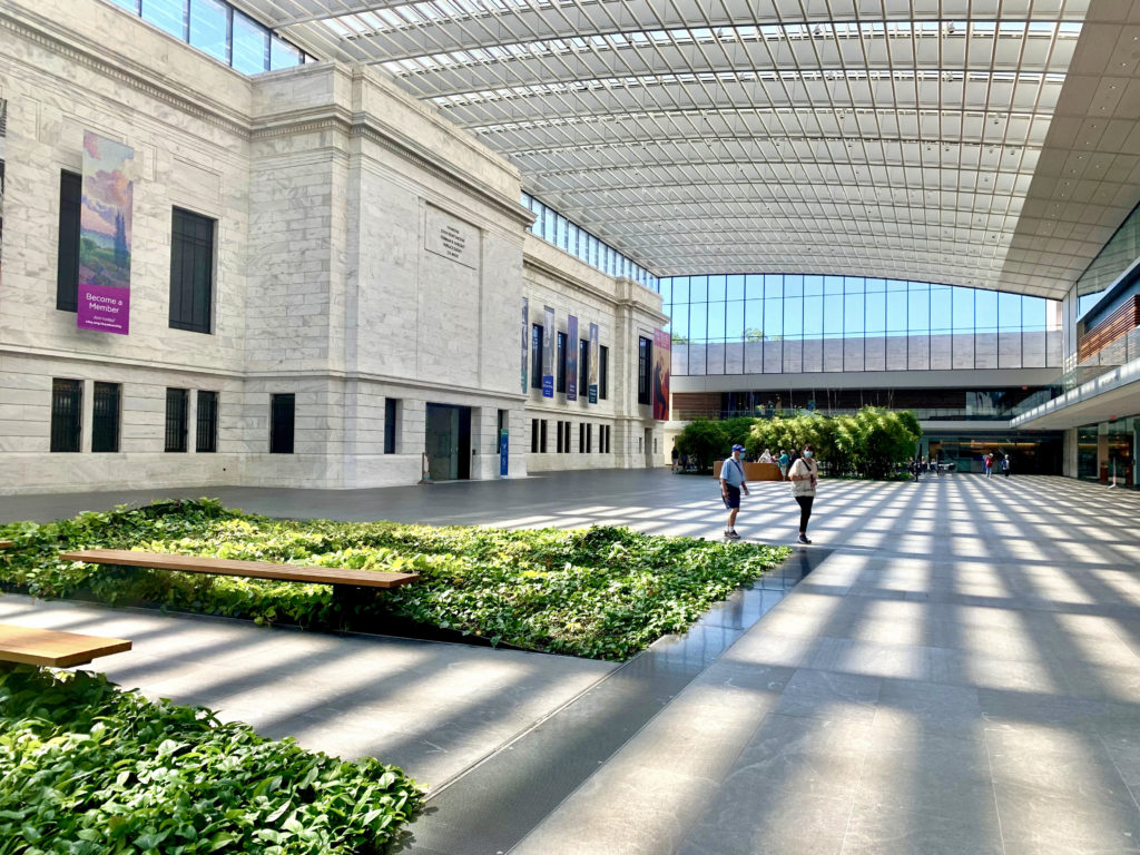 atrium of the Cleveland Museum of Art