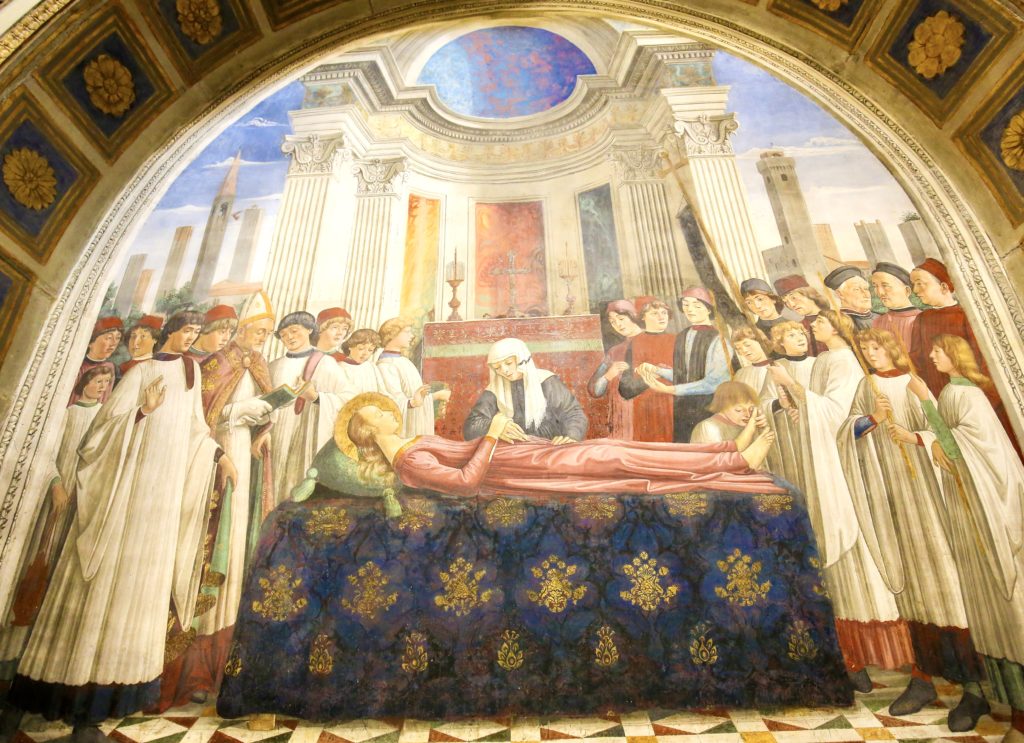 Domenico Ghirlandaio, The Funeral of Saint Fina, 1475