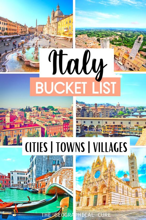 pin for the most beautiful towns in Italy
