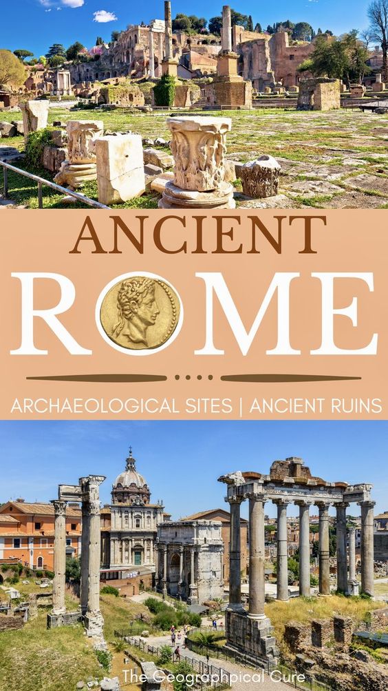 pin for guide to Roman ruins in Rome