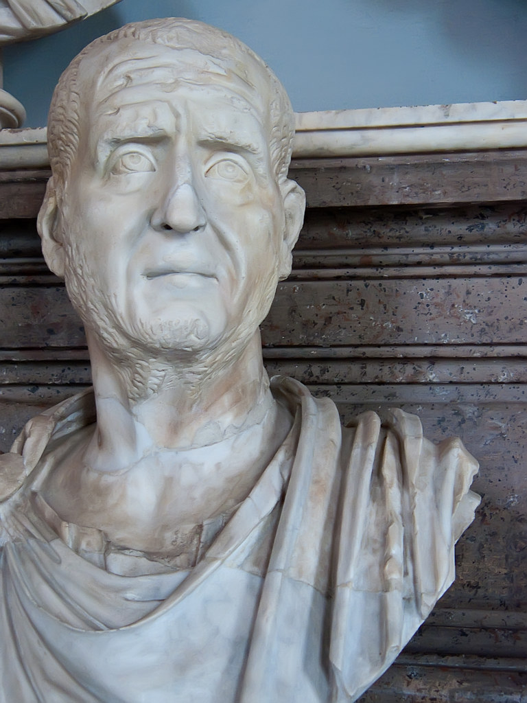 bust of Trajanus Decius in the Capitoline Museums