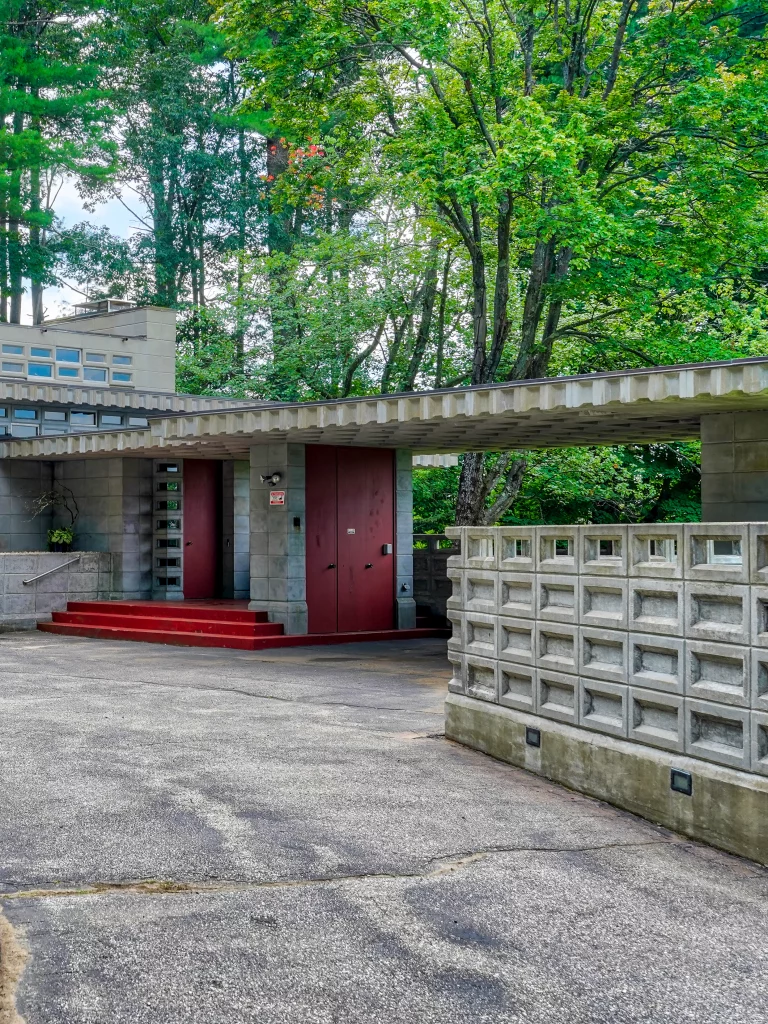 Kalil House, a Usonian automatic designed by Frank Lloyd Wright