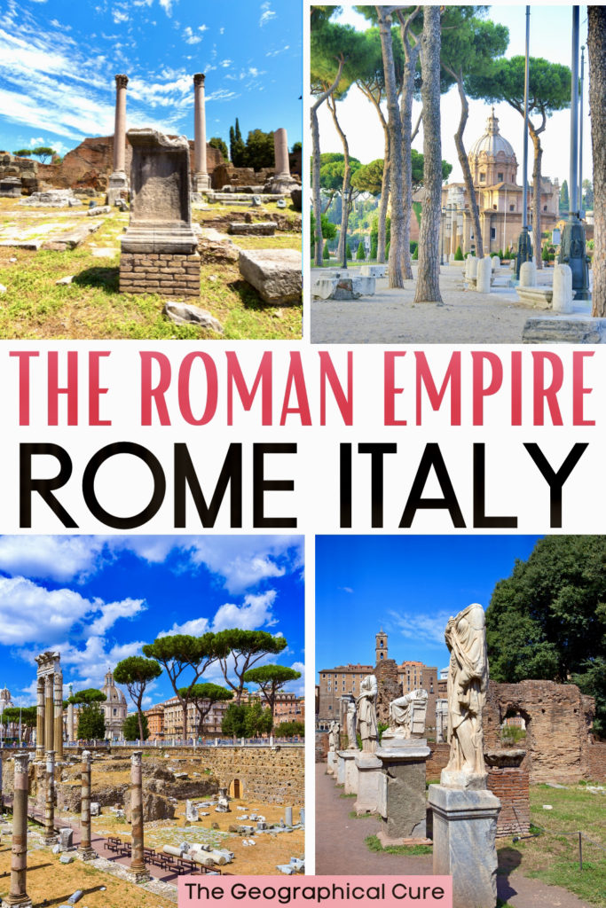 Pinterest pin for history of Ancient Rome