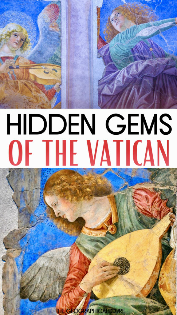 Pinterest pin for Vatican hidden gems