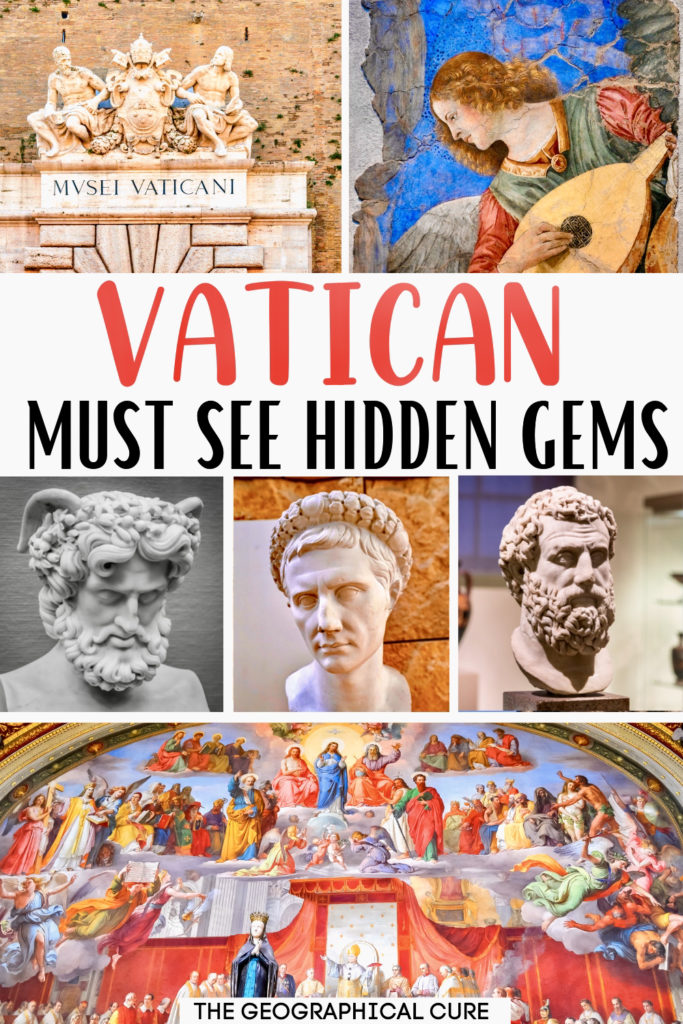 Pinterest pin for the hidden gems of the Vatican 