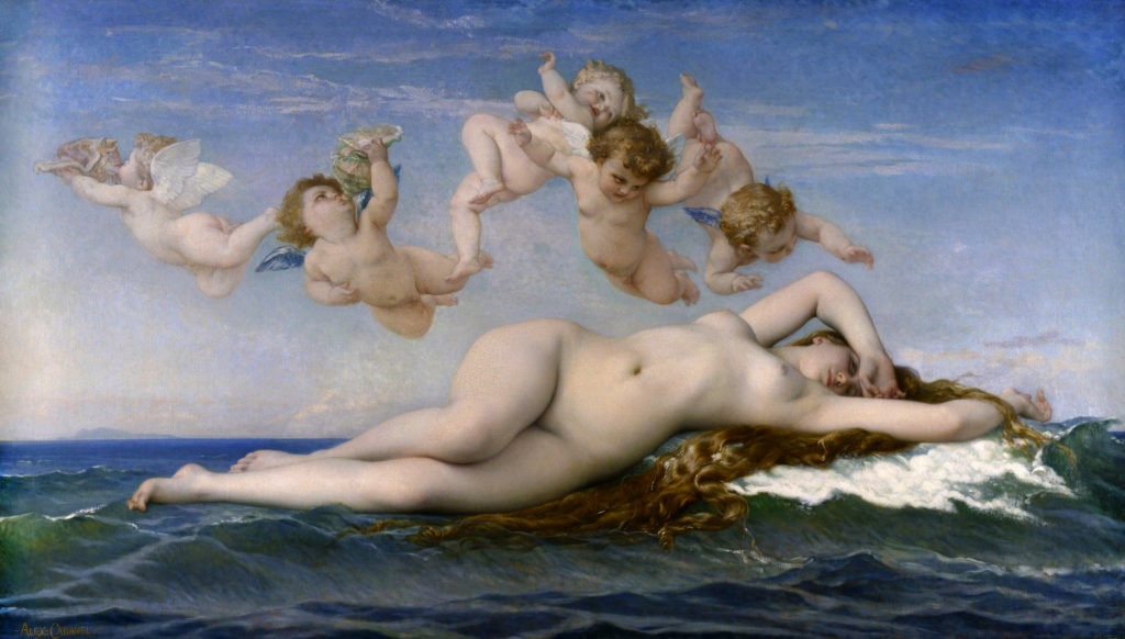Alexandre Cabanel, The Birth of Venus, 1863 -- in the Musee d'Orsay