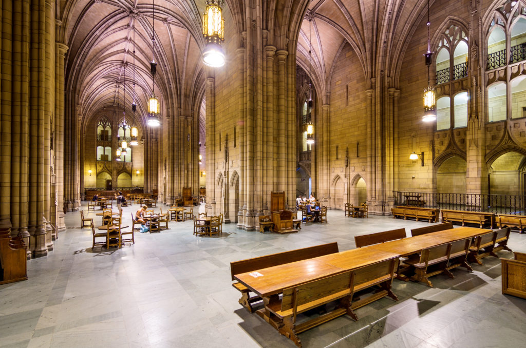 the Gothic interior of the Cathedral of Learning