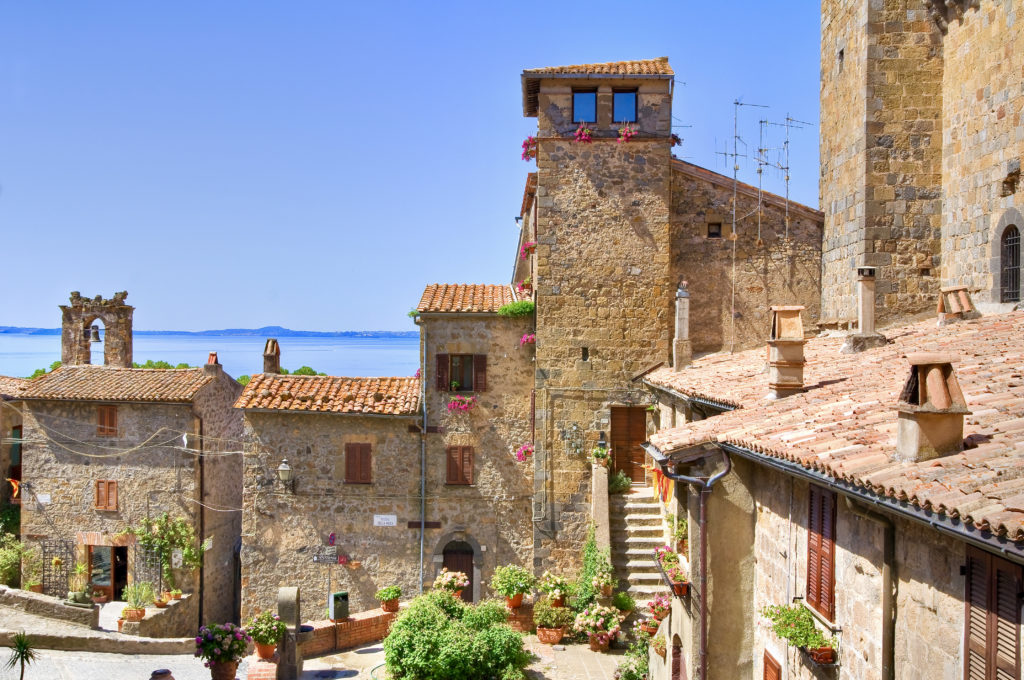 medieval streets of Bolsena